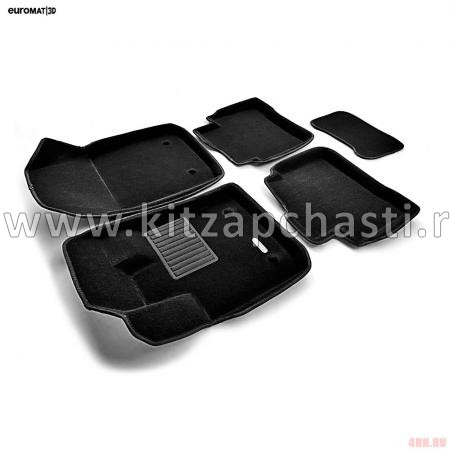 Коврики салона Euromat3D 3D Business текстильные (Euro-standart) Knewstar 001  EMC3D-001408