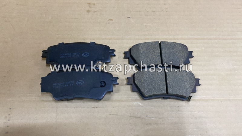 Колодки тормозные задние (комплект)  Dongfeng Shine Max B016883 KOMTECHNOLOGY